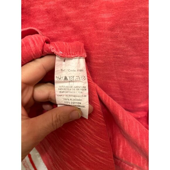 Men's OSKIN MED Pink Tee T-Shirt Cotton Front Pocket - Picture 4 of 5